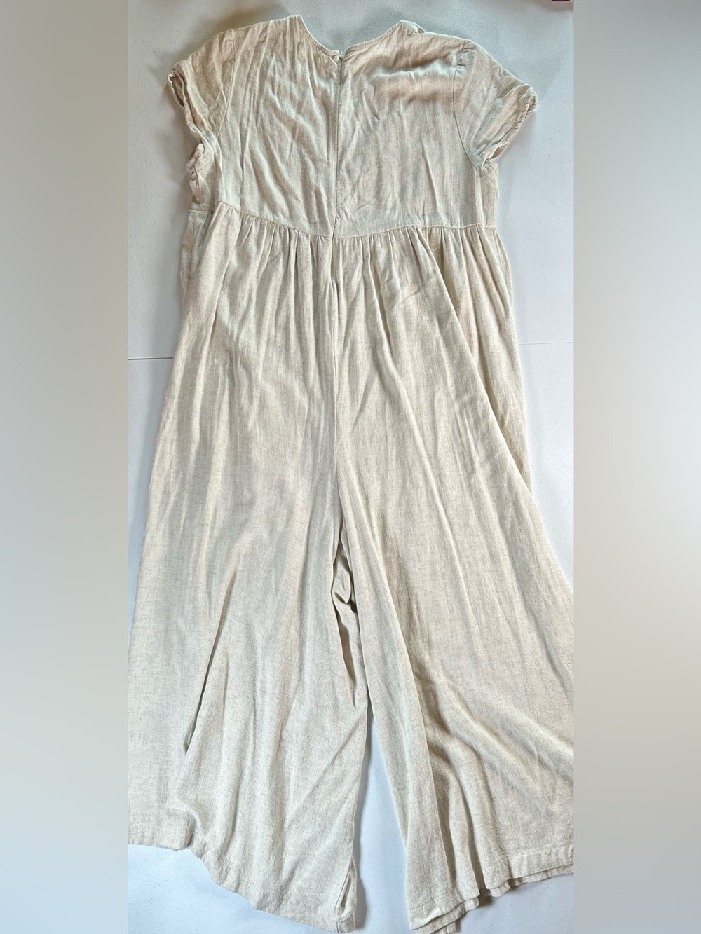 NATURAL LIFE Light Gray Soft Wide-Leg Jumpsuit - Picture 3 of 13